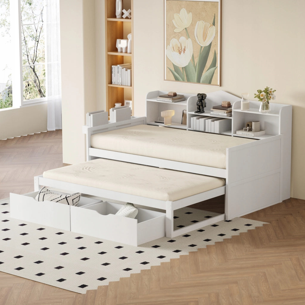 Sof?? letto pieghevole - Xylo - 90x190 - Bianco - USB