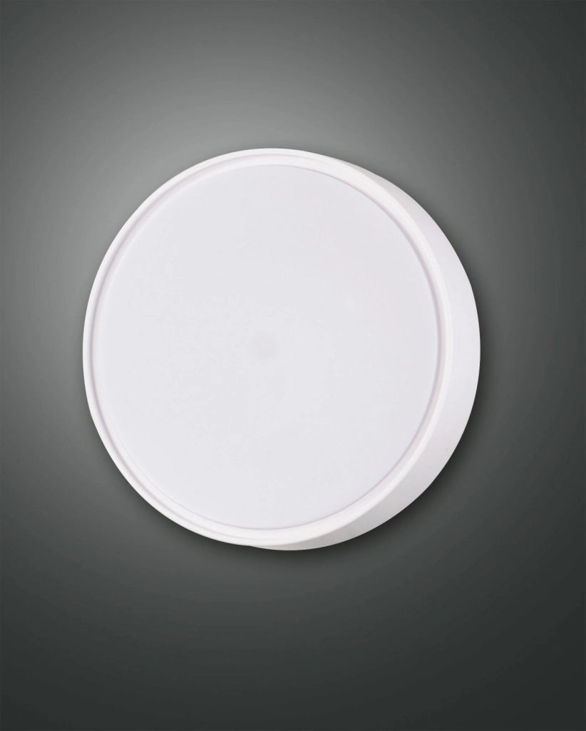 HATTON PLAFONIERA BIANCA 1 LUCE ATTACCO E27 D.25CM