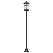 Lampione Solare da Giardino ¨C Minimal ¨C Nero 184cm IP44 LED