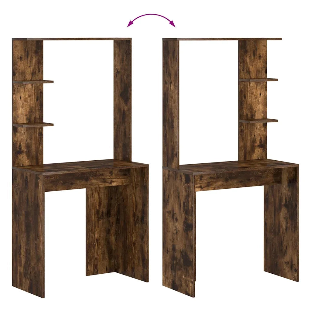 Scrivania Rovere fumé 78,5 x 37 x 154,5 cm Legno multistrato 869342