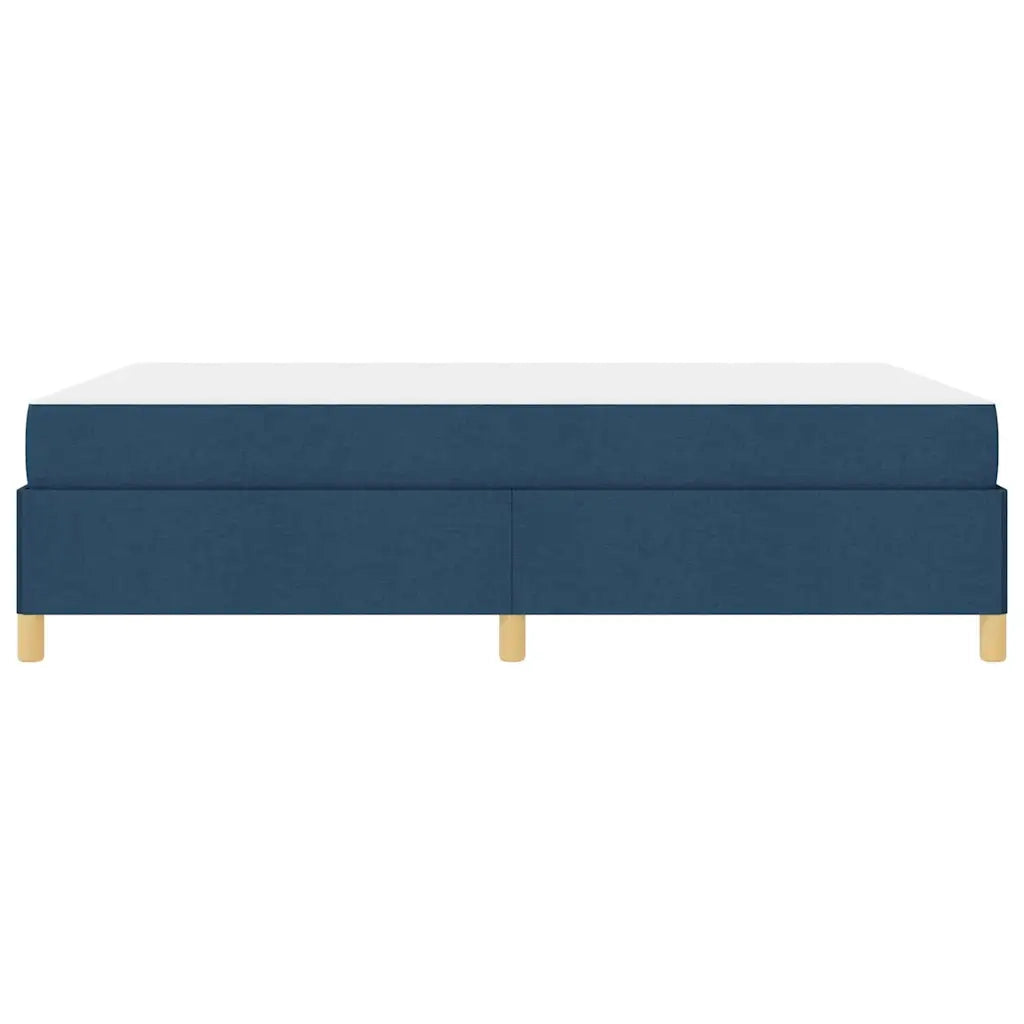 Struttura del letto con materasso Blu 140 x 190 cm Tessuto 3398940