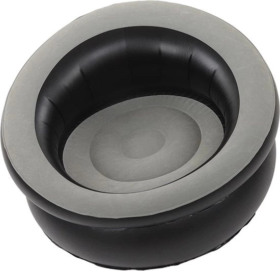 Banco Espansibile in Pelle Fintastica Sedia di Design per Salotto e Camera da Letto (Grigio)
