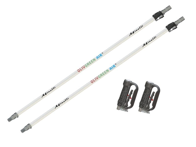 Kit olive per 2 operatori Minelli con motocompressore Honda e 2 abbacchiatori