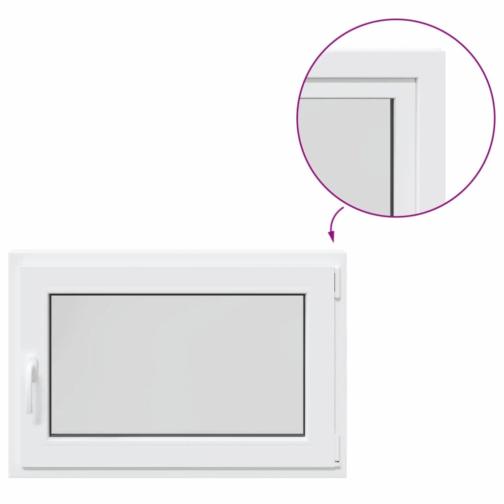 Finestra per Soffitta RISOR 90 x 55 cm PVC e Vetro 42047926