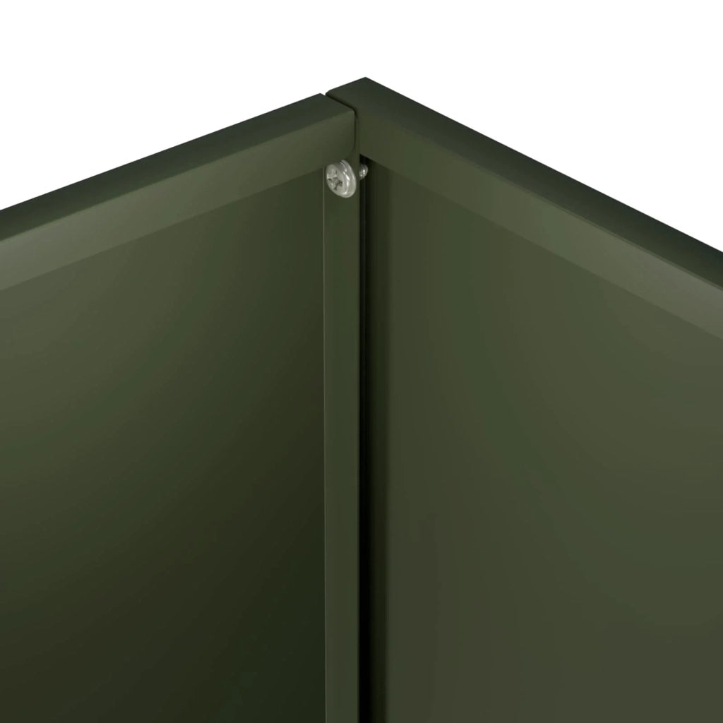 Vaso da giardino Verde Oliva 20 x 20 x 75 cm 8005322