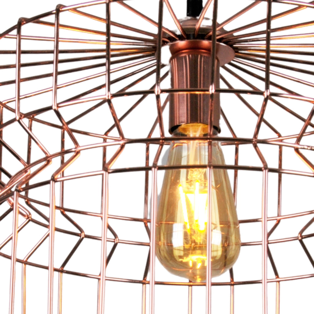 Lampada a sospensione Polux Lagos oro metallo E27 316387