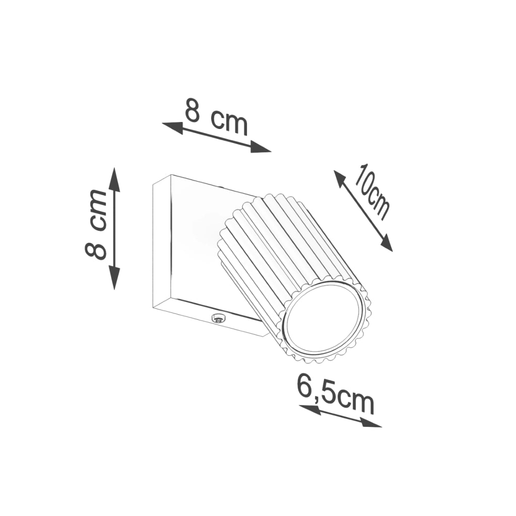 Lampada da parete KARBON beige