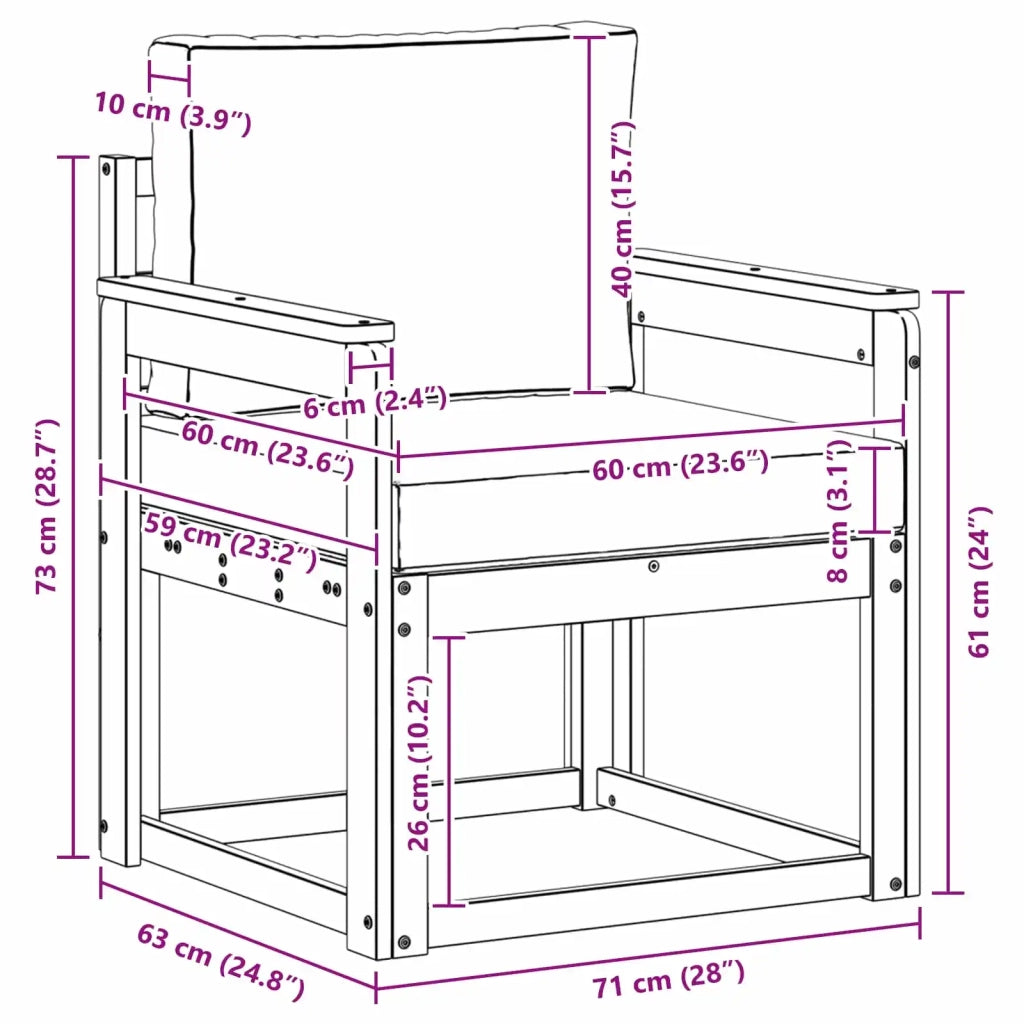 2 Pezzo Set di divani da esterno-Sofa da giardino Poliestere Bianco e Antracite 302584