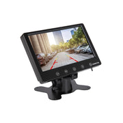 MONITOR AUTO 7" SCHERMO LCD RETROCAMERA RETROMARCIA VIDEO LED 16:9 CTC-591