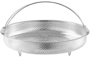 Vassoio per la cottura delle verdure - Faccia in acciaio inossidabile - Robusto e pratico - 22,5 cm - Cotta uniforme degli ingredienti - Ideale per cucinare in modo sano