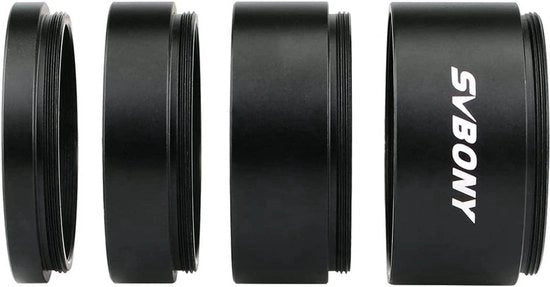 Adattatore di tubo telescopio, Adattatore T2 per estensione del distacco focale, Accessori per telescopio per astronomia e astrofotografia (M42 50mm - X01NSK440)