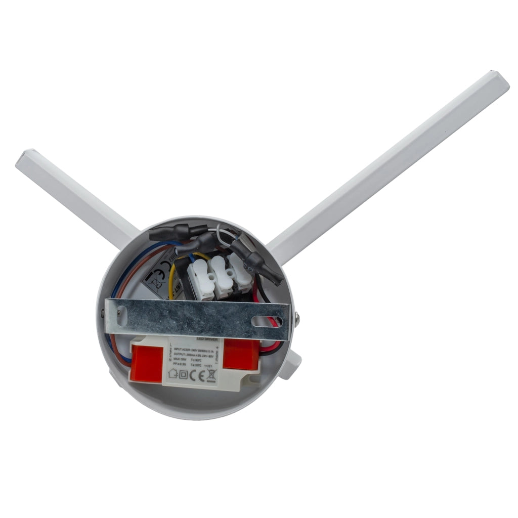 Applique moderno LED 6W lampada stilizzata parete muro luce camera letto soggiorno salotto ingresso 230V 4000K