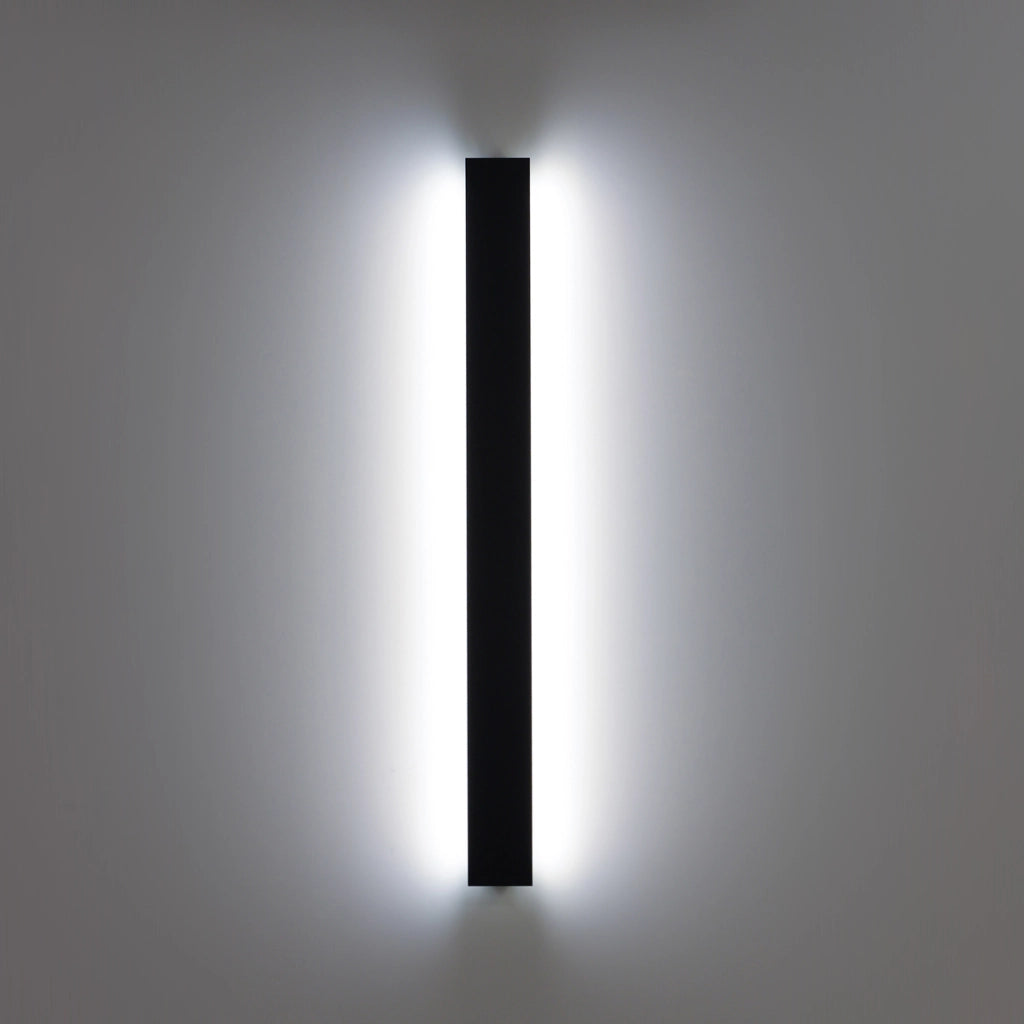 Applique esterna moderna nera 120cm LED 29W Italux Mutti