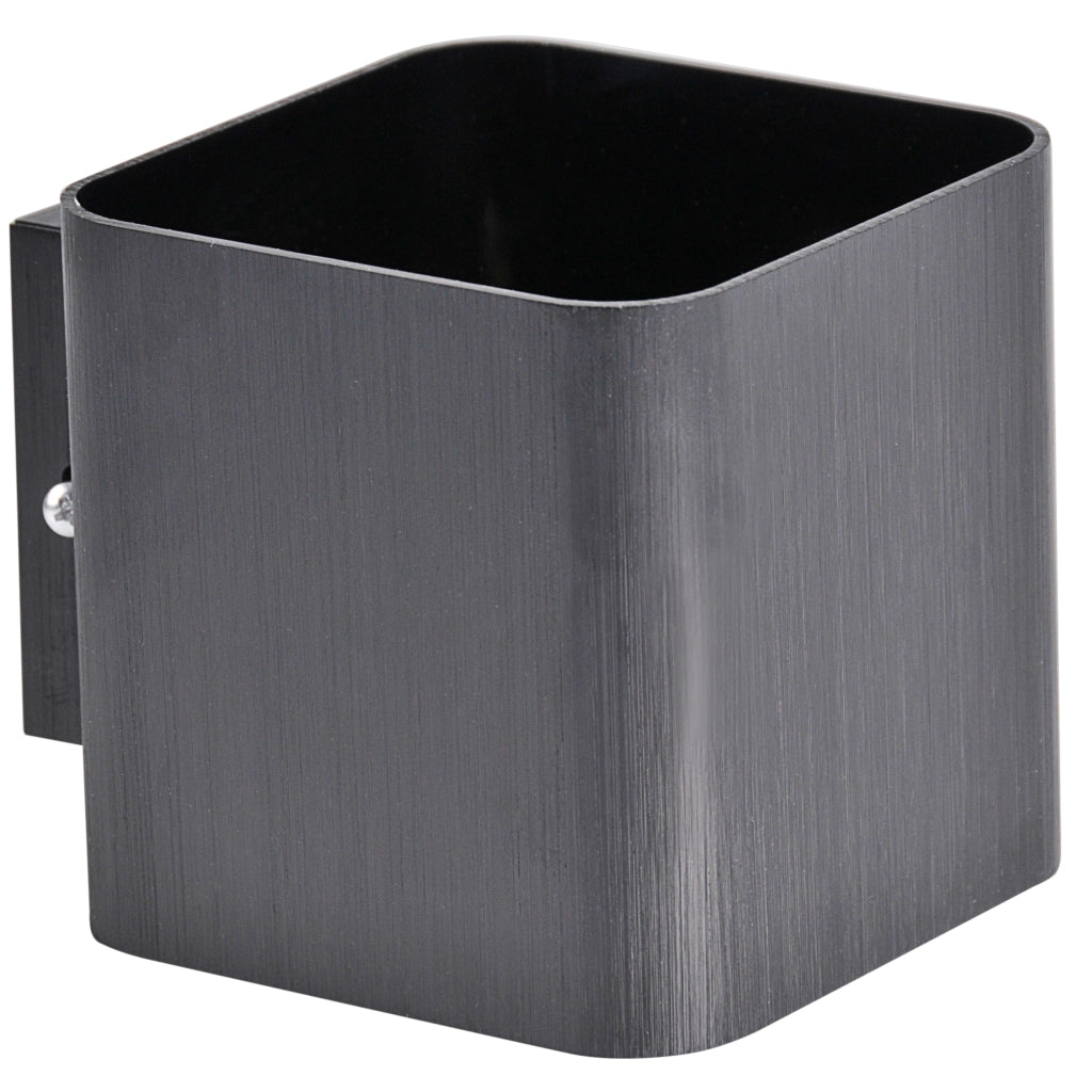 Applique Polux IZAR 1xG9 alluminio nero spazzolato