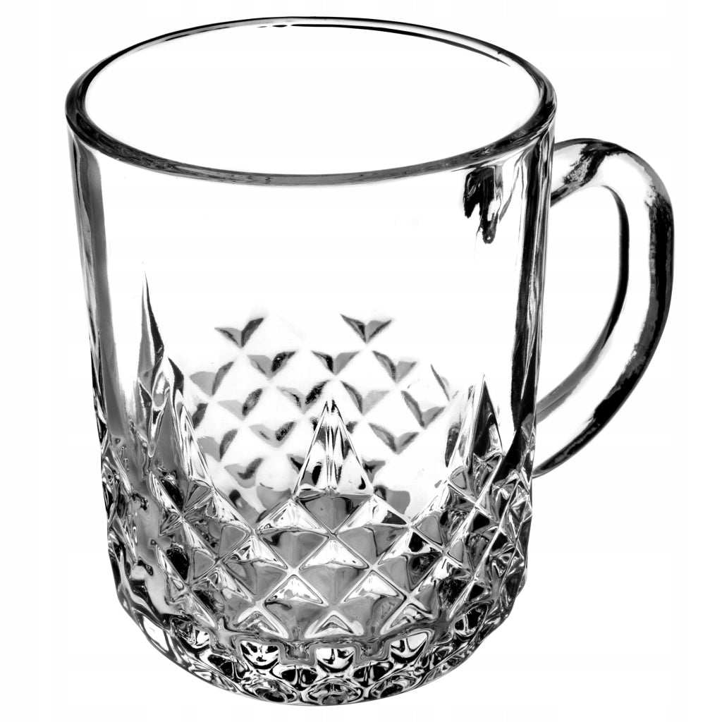 Set di 6 bicchieri da tè e caffè KADAX da 230 ml con manico.
