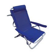 Spiaggina alluminio reclinabile - vari colori - La Dea Sedia Colore: Blu