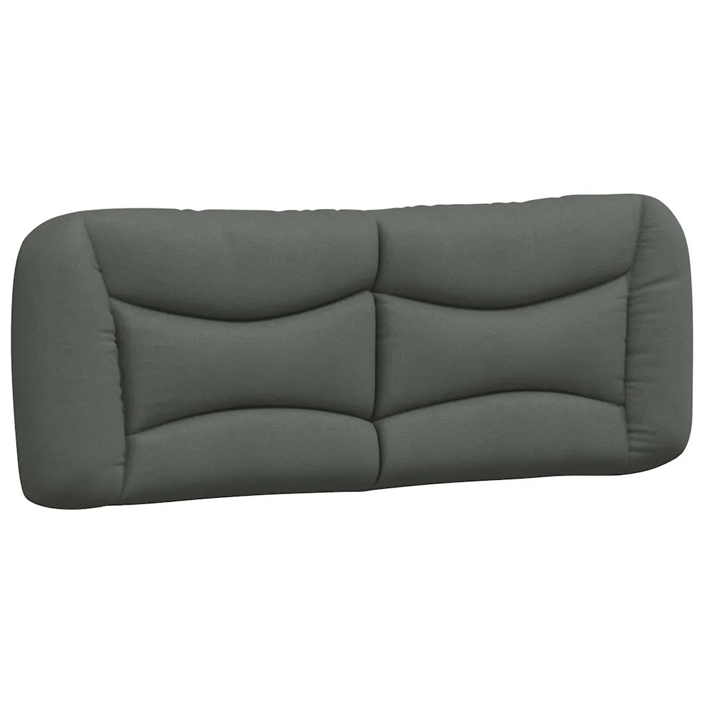 Letto matrimoniale | Letto per adulti | Giroletto senza Materasso Hvar Grigio Scuro 140x190 cm Tessuto