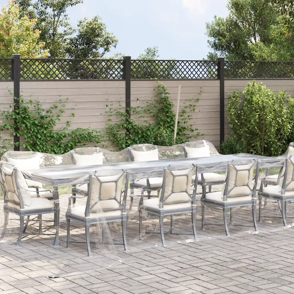 Telone Trasparente con Occhielli 4x10 m in PVC 4018610