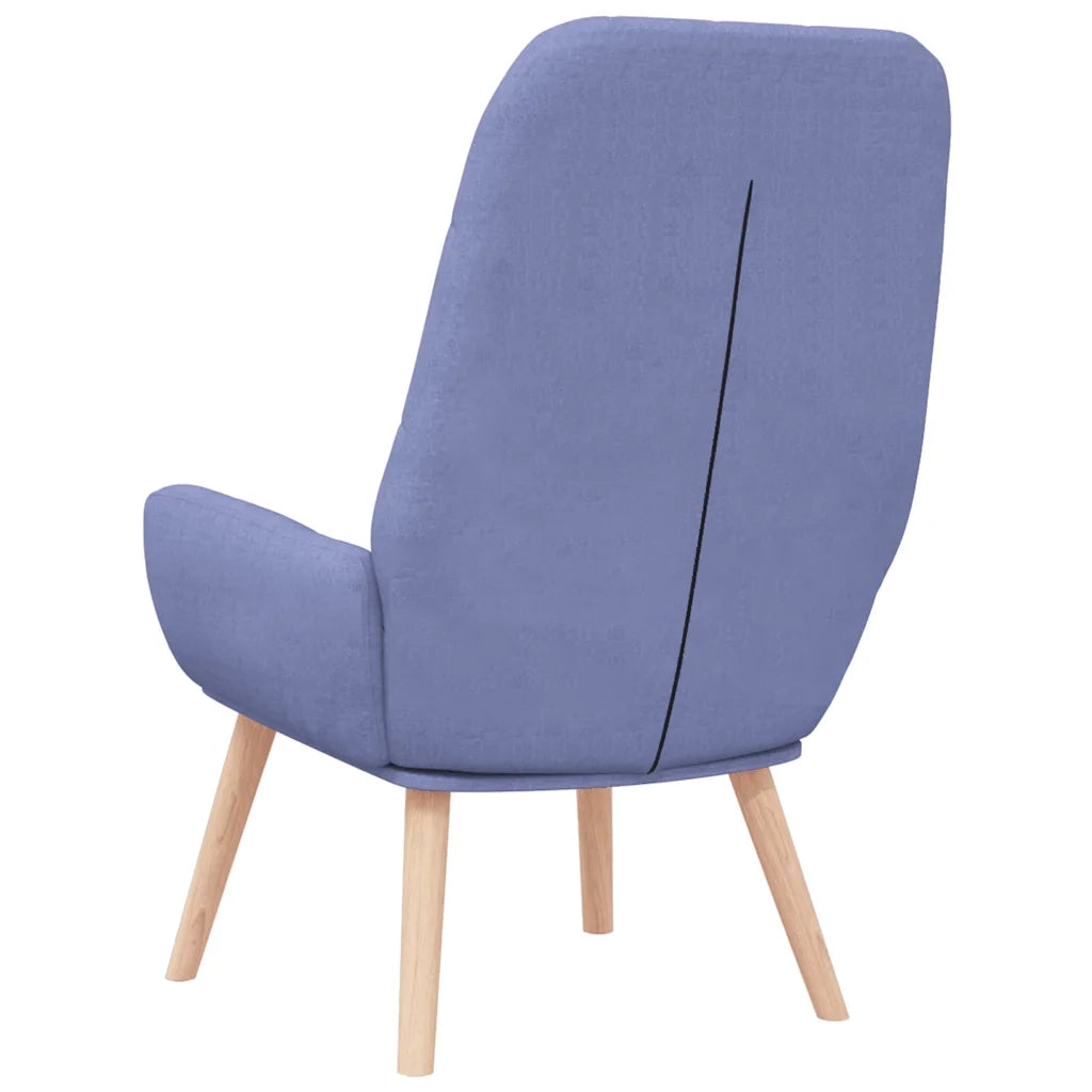 Sedia Relax Blu Jeans in Tessuto 4102652