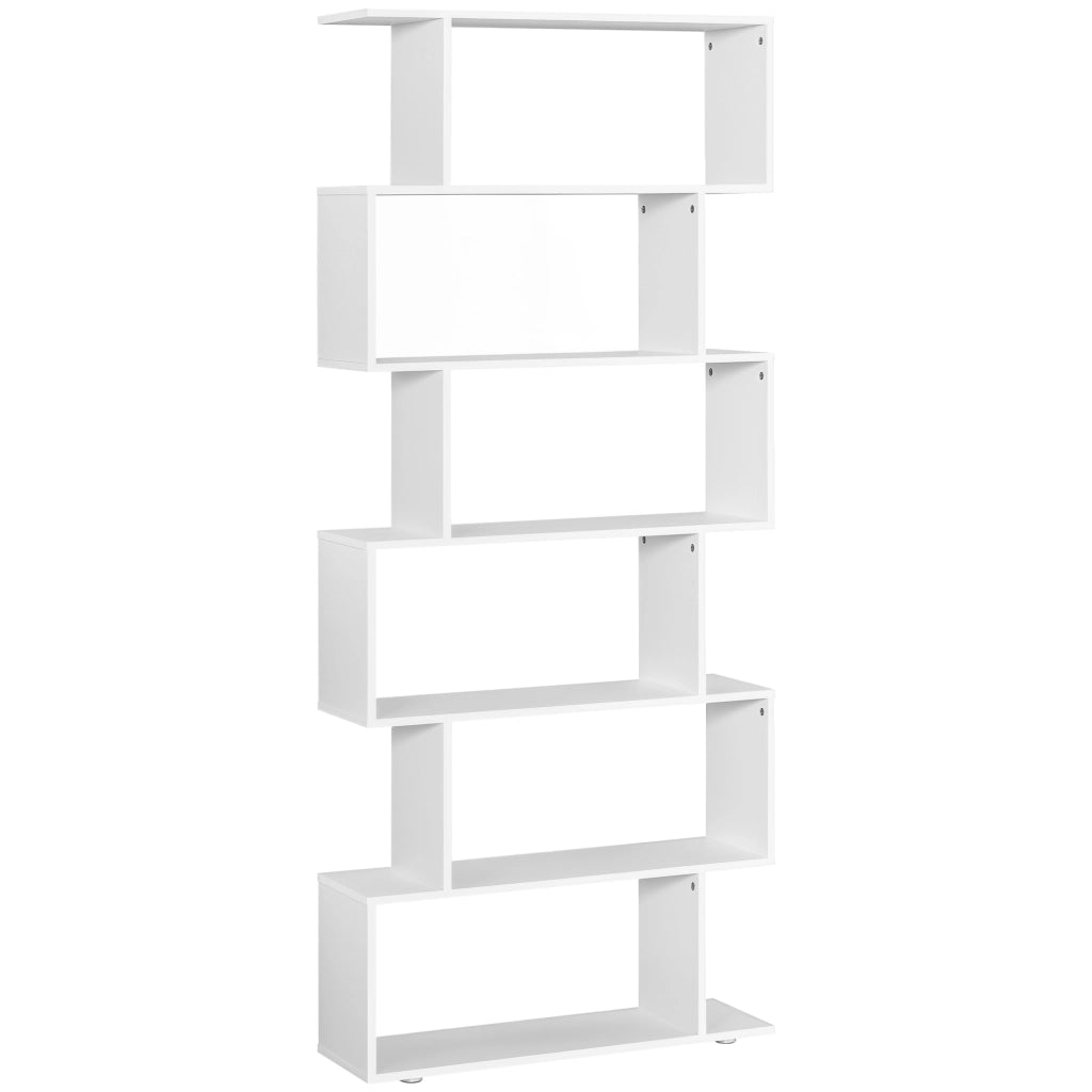 Libreria Scaffale 6 Ripiani Legno S 80x24x191 cm ¨C Minimal ¨C Bianco