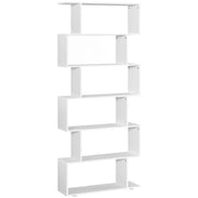 Libreria Scaffale 6 Ripiani Legno S 80x24x191 cm ¨C Minimal ¨C Bianco