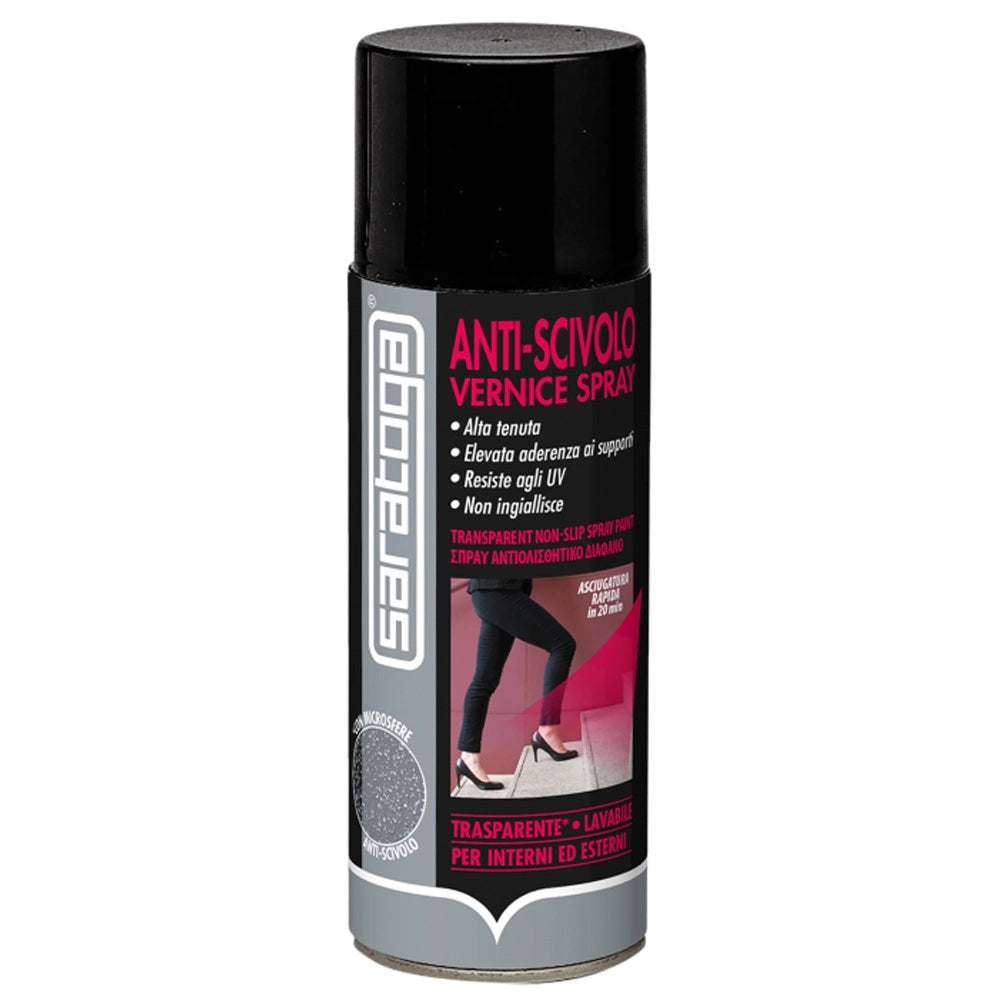 Saratoga VERNICE ANTISCIVOLO 400ML TRASPARENTE SPRAY