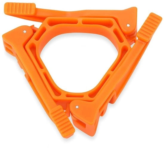 Supporto Porta Gas Opzionabile - Stabilizzatore - Fermo Campeggio - Leggero - Sostenibile - ABS 18,7 cm - Supporto Gas Standard