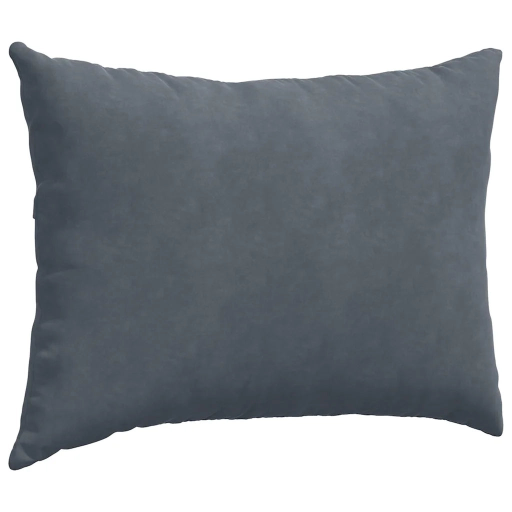 Cuscini da Divano 2 pz-Set di 2 Cuscini per Sofa Grigio scuro 70 x 50 cm 365186
