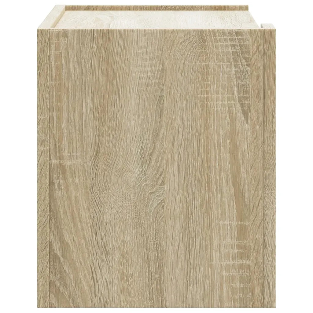 Comodino a Muro Rovere Sonoma 45x30x35 cm 848315