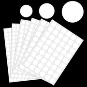 580 pezzi di coperture a vite autoadesive - Ø 12 mm Ø 15 mm Ø 21 mm - Stickers per fori di vite impermeabili - Bianchi