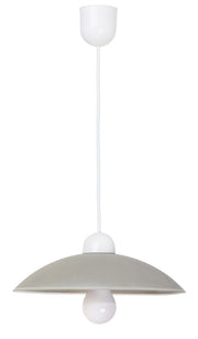 Lampada a sospensione Rabalux Cupola grigia Ø32,5 E27