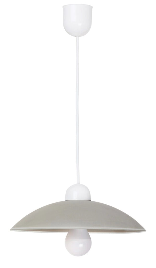 Lampada a sospensione Rabalux Cupola grigia Ø32,5 E27