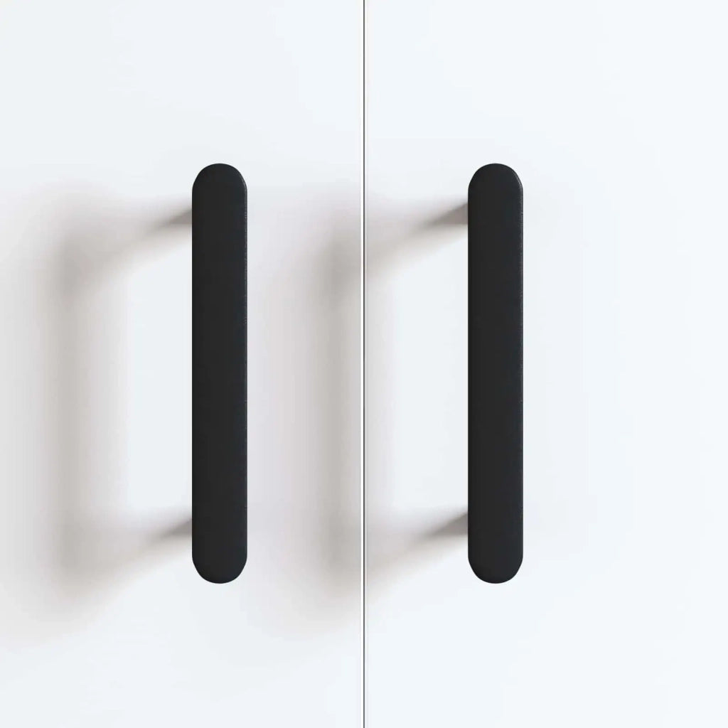 Maniglia per Armadio 12 pcs Nero 121 x 16.6 x 28.3 mm Ferro 864728
