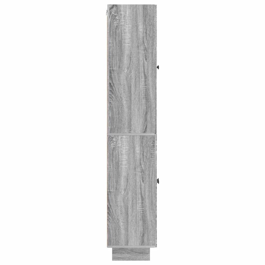 Set di armadi 2 pz Sonoma grigio Legno ingegnerizzato 3416364