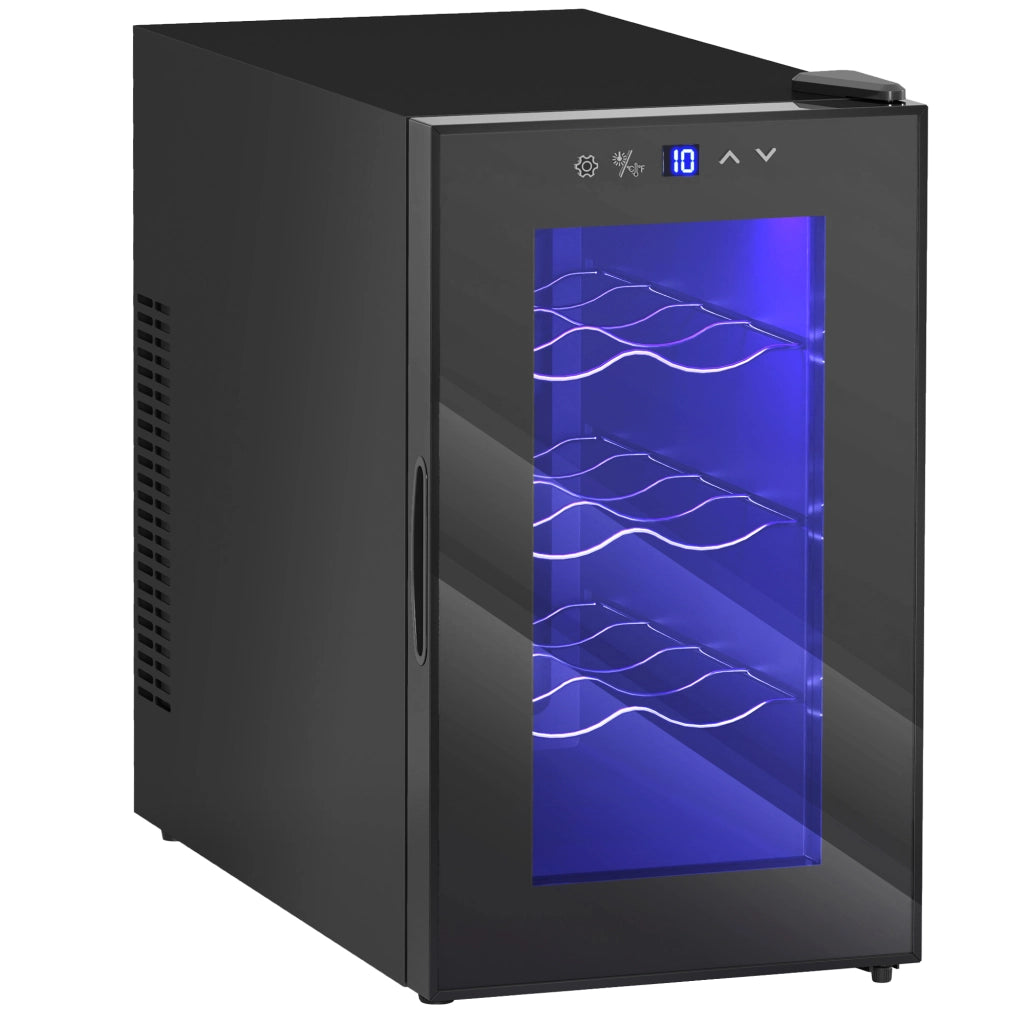 Cantinetta vino 8 bottiglie 21L ¨C Xylo ¨C Temperatura regolabile 8-18¡ãC, porta vetro, nero