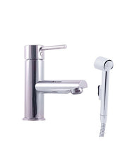 SEINA miscelatore bidet con doccetta in ottone cromato