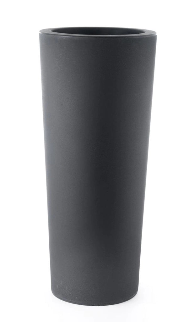 Vaso Schio Cono Colore: Antracite, Materiale: Polietilene