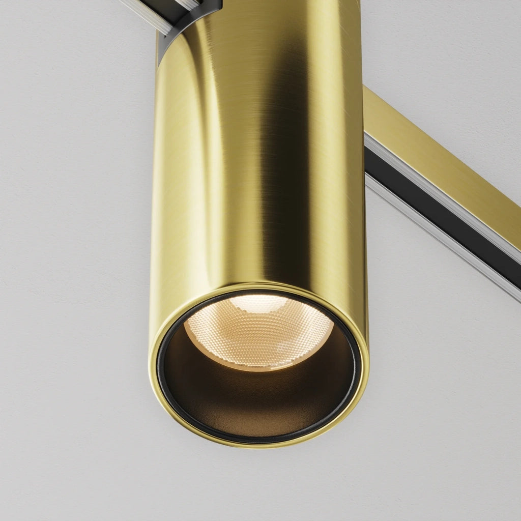 Maytoni Lampada Da Binario Flarity 1 Luce LED Integrato Ottone Alluminio