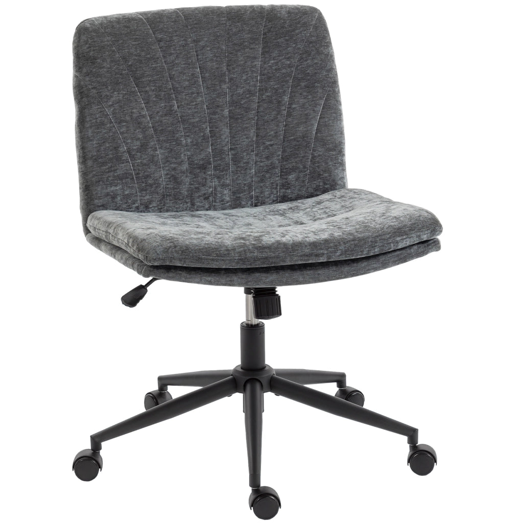 Sedia da Ufficio con Seduta Larga ¨C Minimal ¨C Grigio