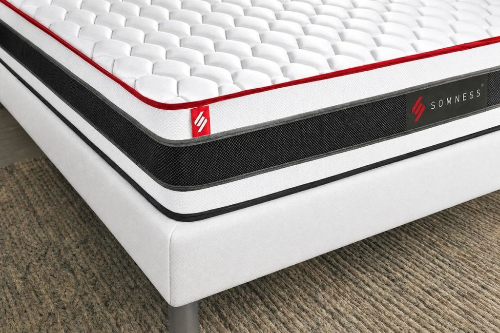 Materasso 160x200 cm Molle insacchettate e memory foam - Energy