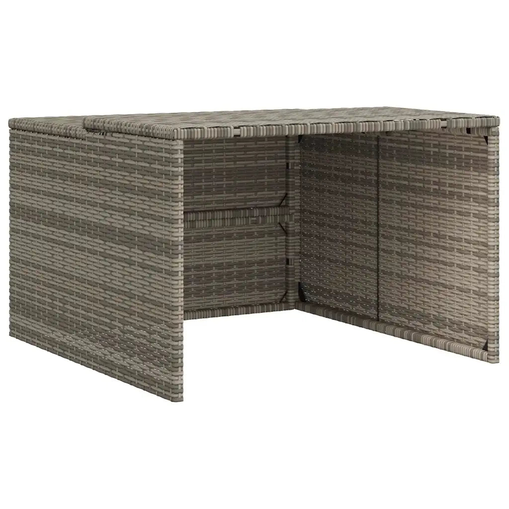 Garage per Robot Tosaerba Grigio 86x90x52/57 cm in Polyrattan 365406