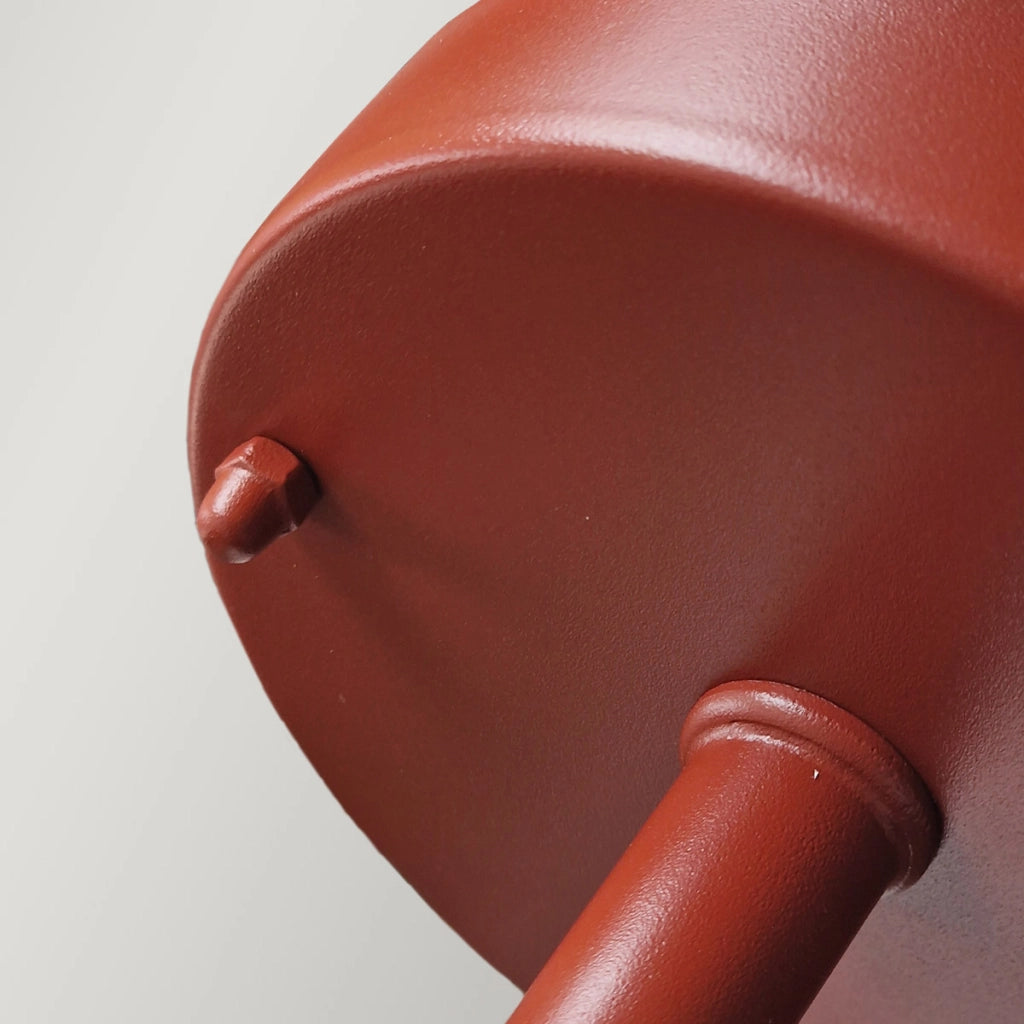 Applique esterna industriale rossa E27 IP44 Klampenborg