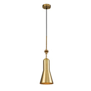 Sospensione Art Déco Etoile ottone Ø18 E27 Elstead