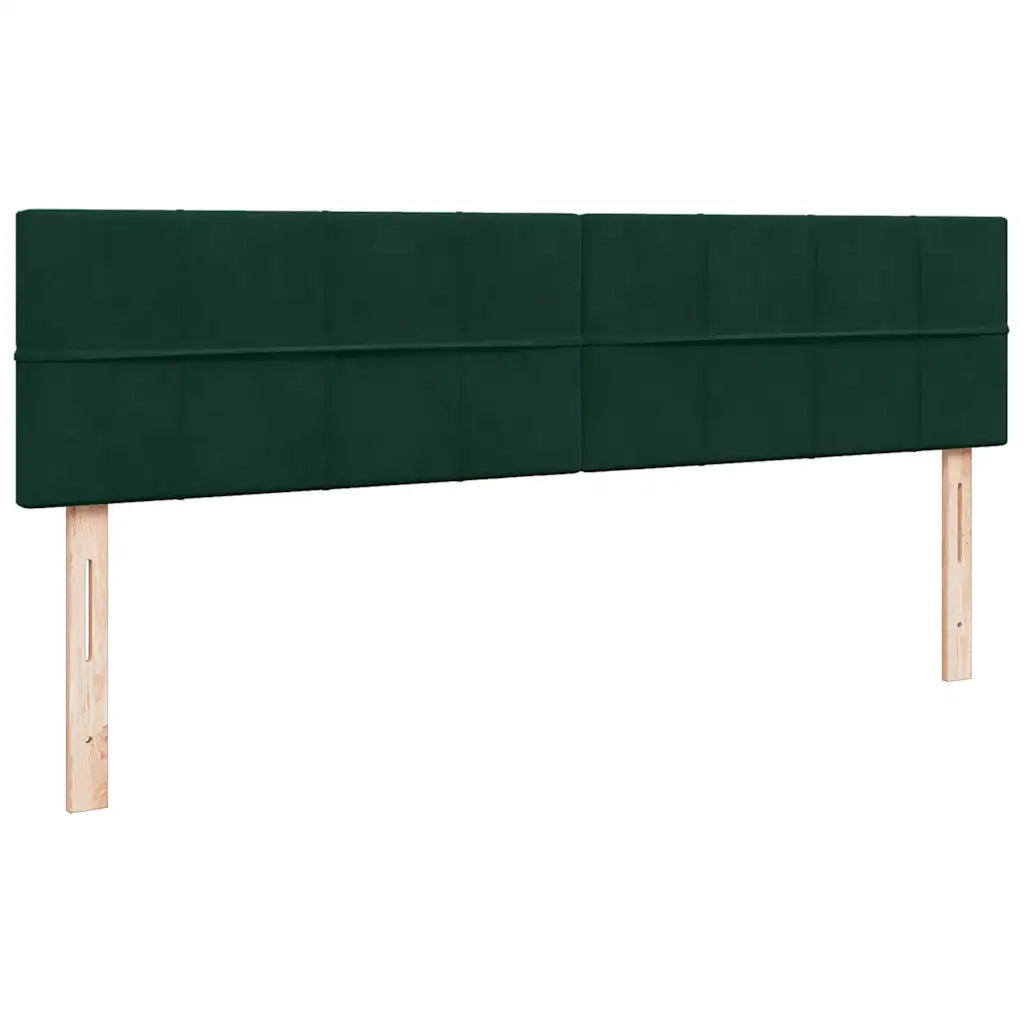 Struttura Letto Pouf con Materassi 200x200 cm Velluto 3312083