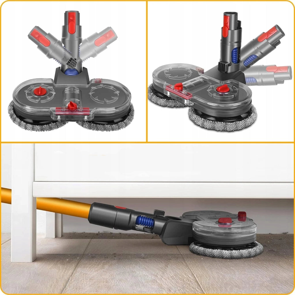 Set di Accessori per Aspirapolvere compatibile con Dyson V7 V8 V10 V11 V15 – Spazzola Mopante, 2 Filtri, 160 RPM