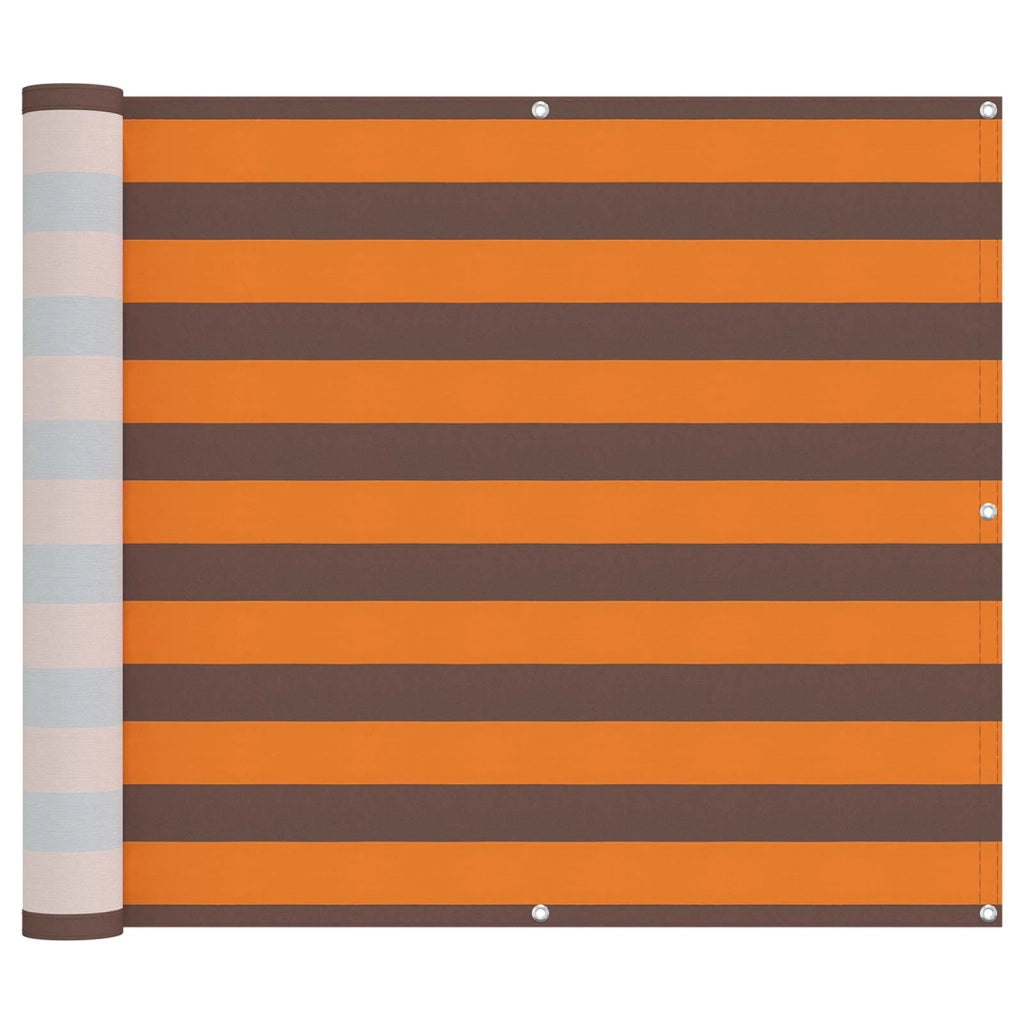 Schermo da balcone Arancione e Marrone 100 x 700 cm 42030663