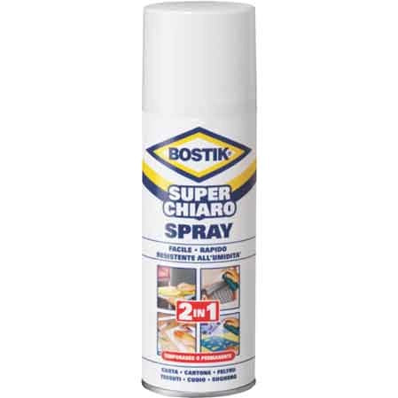 COLLA SPRAY 'SUPERCHIARO' 500 ml - BOSTIK