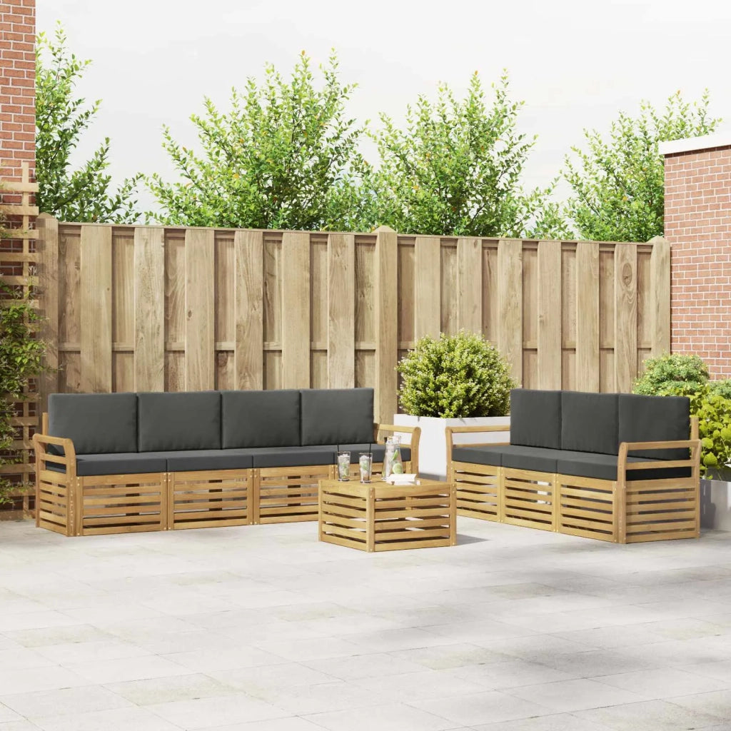 Set divani Legno di Acacia Massello 3391517