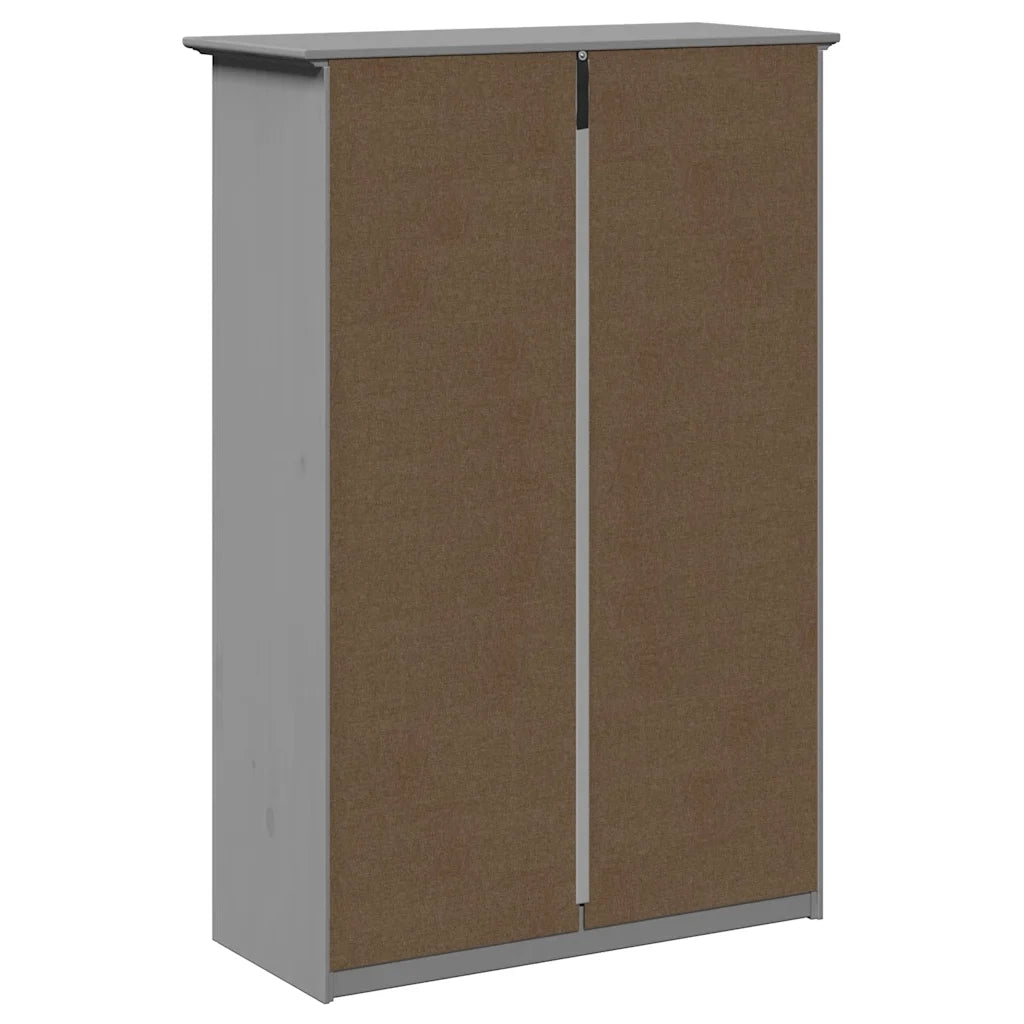 Scarpiera BODO Grigia 80x35x118 cm 4016883