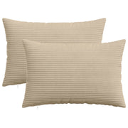 Federa 2 pcs HEERLEN Tortora 50 x 75 cm corduroy 911659